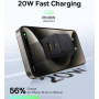 Baseus Palm nabíjací adaptér s portami USB-C / USB-A - 20W - čierny