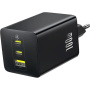 Baseus EnerFill FE11 rýchlonabíjací adaptér s portami 2x USB-C / USB-A - 100W - čierny