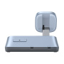 UGREEN MagFlow 3v1 skladací magnetický bezdrôtový stojan pre iPhone / Apple Watch / AirPods - 25W - modrý