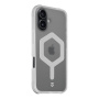 Tactical MagForce Hexagónový odolný kryt s MagSafe pre iPhone 17 - biely