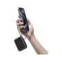Spigen Essential powerbanka s integrovaným káblom USB-C a portami USB-C / USB-A - 10 000 mAh - čierna