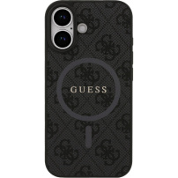 Guess 4G Farebný Krúžok kryt s MagSafe pre iPhone 17 - šedý
