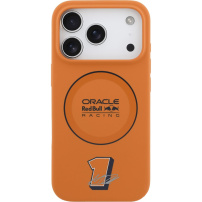 Oracle Red Bull Racing Modrý Krúžok silikónový kryt s MagSafe pre iPhone 17 Pro Max - oranžový