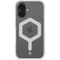Tactical MagForce Hexagon odolný kryt s MagSafe pre iPhone 16 - biely