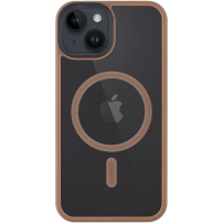 Tactical Hyperstealth transparentný kryt s MagSafe pre iPhone 14 - hnedý