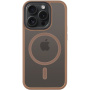 Tactical Hyperstealth transparentný kryt s MagSafe pre iPhone 15 Pro - hnedý
