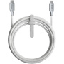 Nomad Kevlar opletený nabíjací a dátový kábel - USB-C na USB-C - 3 m - biely