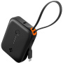 Spigen Essential powerbanka s integrovaným káblom USB-C a portami USB-C / USB-A - 10 000 mAh - čierna