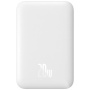 Baseus Magnetic Mini Air bezdrôtová MagSafe powerbanka s portom USB-C - 6 000 mAh - biela