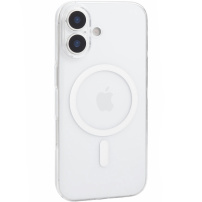 JOYROOM Crystal lesklý transparentný kryt s MagSafe pre iPhone 17 - číry