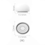 Náhradné silikónové štuple pre AirPods Pro 3 - M - biele