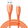 JOYROOM S-A59 nabíjací a dátový kábel - USB-A na Lightning - 1,2 m - oranžový