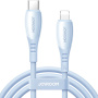 JOYROOM S-A59 nabíjací a dátový kábel - USB-C na Lightning - 1,2 m - modrý