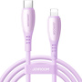 JOYROOM S-A59 nabíjací a dátový kábel - USB-C na Lightning - 1,2 m - fialový