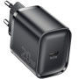ESSAGER ES-CD53 rýchlonabíjací adaptér s portom USB-C - 20W - čierny