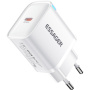 ESSAGER ES-CD52 rýchlonabíjací adaptér s portom USB-C - 30W - biely
