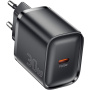 ESSAGER ES-CD52 rýchlonabíjací adaptér s portom USB-C - 30W - čierny