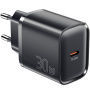 ESSAGER ES-CD52 rýchlonabíjací adaptér s portom USB-C - 30W - čierny