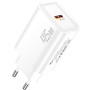 ESSAGER ES-CD60 rýchlonabíjací adaptér s portom USB-A - 45W - biely