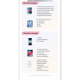 ESSAGER Crystal Clear opletený nabíjací a dátový kábel - USB-C na Lightning - 1 m - modrofialový