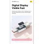 ESSAGER Crystal Clear opletený nabíjecí a datový kabel - USB-C na USB-C - 2 m - bílý