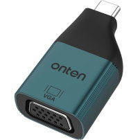 ONTEN UC105 video redukcia - VGA na USB-C - petrolejová