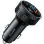 ESSAGER ES-CC26 autonabíjačka s portmi DC / USB-C / USB-A - 150W - čierna