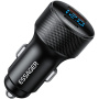 ESSAGER ES-CC21 autonabíjačka s portmi USB-C / USB-A - 45W - čierna