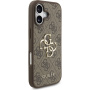 Guess 4G Metal Logo kryt pre iPhone 17 - hnedý
