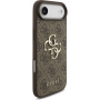 Guess 4G Metal Logo kryt pre iPhone Air - hnedý