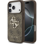Guess 4G Metal Logo kryt pre iPhone 17 Pro - hnedý