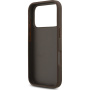 Guess 4G Metal Logo kryt pre iPhone 17 Pro - hnedý