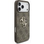 Guess 4G Metal Logo kryt pre iPhone 17 Pro Max - hnedý