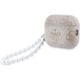 Guess 4G Classic Logo Pearl Strap obal pre AirPods Pro 3 - ružový