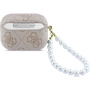 Guess 4G Classic Logo Pearl Strap obal pre AirPods Pro 3 - ružový
