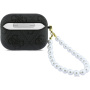 Guess 4G Classic Logo Pearl Strap obal pre AirPods Pro 3 - sivý