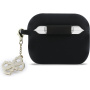 Guess 4G Charms silikónový obal pre AirPods Pro 3 - čierny