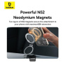 Baseus MagPro Series II skladací magnetický držiak do auta na palubnú dosku pre iPhone - čierny