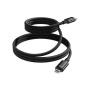 Baseus Tungsten Gold magnetický nabíjací a dátový kábel - USB-C na Lightning - 1 m - čierny