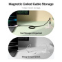 Baseus Tungsten Gold magnetický nabíjací a dátový kábel - USB-C na Lightning - 1 m - čierny