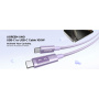UGREEN Uno opletaný nabíjací a dátový kábel - USB-C na USB-C - 2 m - fialový