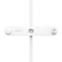 BELKIN Boost Charge Pro 2v1 opletaný nabíjací a dátový kábel - USB-C na USB-C / Lightning - 1,5 m - biely