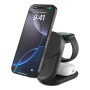BELKIN Ultra Charge Qi2 3v1 skladací magnetický bezdrôtový stojanček pre iPhone / Apple Watch / AirPods - 25W - čierny