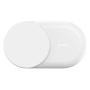 BELKIN Ultra Charge Qi2 2v1 skladací magnetický bezdrôtový stojanček pre iPhone / AirPods - 25W - biely
