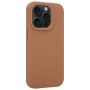 Tactical Velvet Smoothie silikónový kryt s MagSafe pre iPhone 15 Pro - hnedý