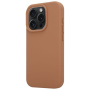 Tactical Velvet Smoothie silikónový kryt s MagSafe pre iPhone 15 Pro - hnedý