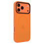 Tactical Hyperstealth transparentný kryt s MagSafe pre iPhone 17 Pro Max - oranžový