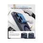 Spigen Ultra Hybrid transparentný kryt s modrým MagSafe pre iPhone 17 Pro Max - číry