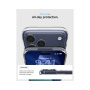 Spigen Ultra Hybrid transparentný kryt s modrým MagSafe pre iPhone 17 Pro Max - číry