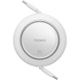 Baseus Free2Pull výsuvný nabíjací a dátový kábel - USB-C na USB-C - 1 m - biely